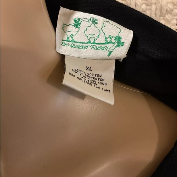 Quacker Factory  Black Top Shirt With Sparkles - Picture 2 of 2